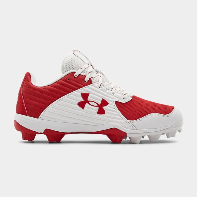 Under Armour Leadoff Low RM - Panske Baseballová Obuv - Červené/Biele